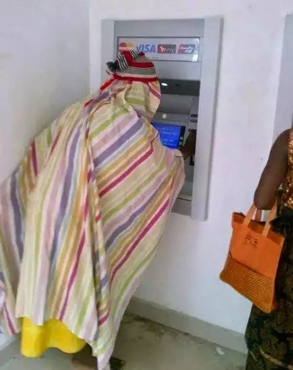 So Evil Spirits Have Started Using ATM in Lagos? [See Photo]